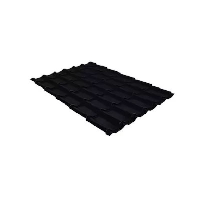 Металлочерепица Классик 0,5 Satin Matt RAL 9005 Черный