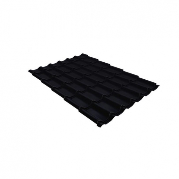 Металлочерепица Классик 0,5 Satin RAL 9005 Черный