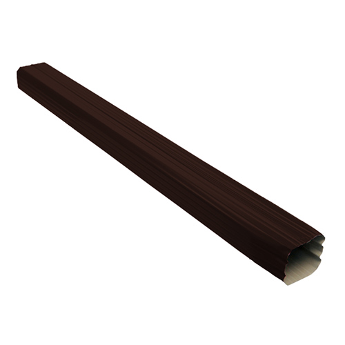 Труба прямоугольная 1м Grand Line Vortex RAL 8017