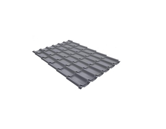 Металлочерепица Классик 0,5 Satin RAL 7004 Сигнальный серый