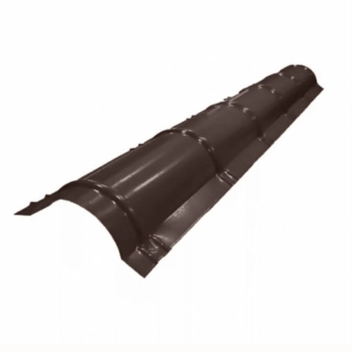 Планка малого конька полукруглого Grand Line 0,5 GreenCoat Pural