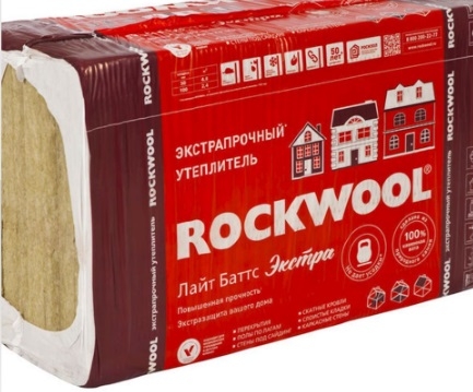 Утеплитель Rockwool Лайт Баттс Экстра 1000х600 от 50 до 100 мм