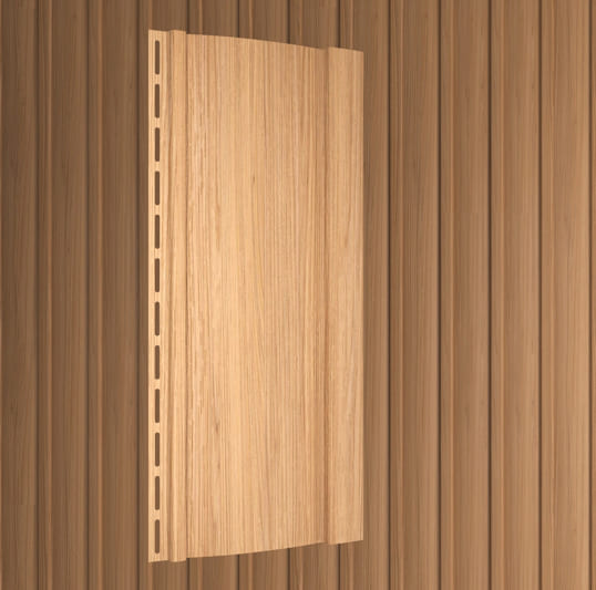 Сайдинг Гранд Лайн Design Тундра Вертикальный Клен (3,0м)