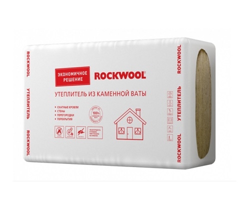 Утеплитель RockWool ЭКОНОМ 1000x600x100 0,24м3