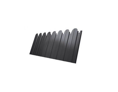 Профнастил С10A фигурный Satin RAL 7004