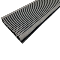 Террасная доска Deckron Classic Color (Шовная) 153*28*4000мм Серый
