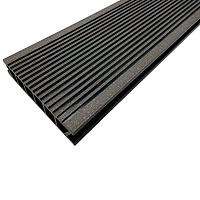 Террасная доска Deckron Classic Color (Шовная) 153*28*4000мм Антрацит