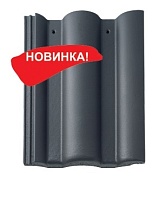 Цементно-песчаная черепица Braas Графит Таунус Braas