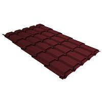 ПВ GL Квадро профи 0,45 Drap TX RAL 3005 красное вино