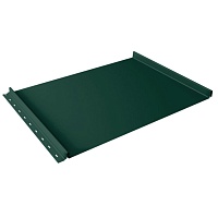 Фальцевая кровля Кликфальц 0,45 Drap TX с пленкой на замках RAL 6005 зеленый мох