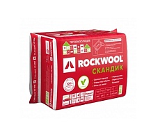 Утеплитель Rockwool Лайт Баттс Скандик 800 х 600 50/100 мм