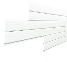 Металлический сайдинг Lбрус 15х240 NormanMP RAL 9003