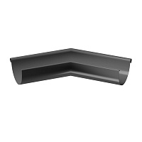 Угол внешний 135⁰ D125 Docke STAL PREMIUM Графит (RAL 7024)