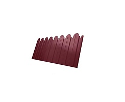 Профнастил С10B фигурный Полиэстер 0,45 сталь RAL 3003