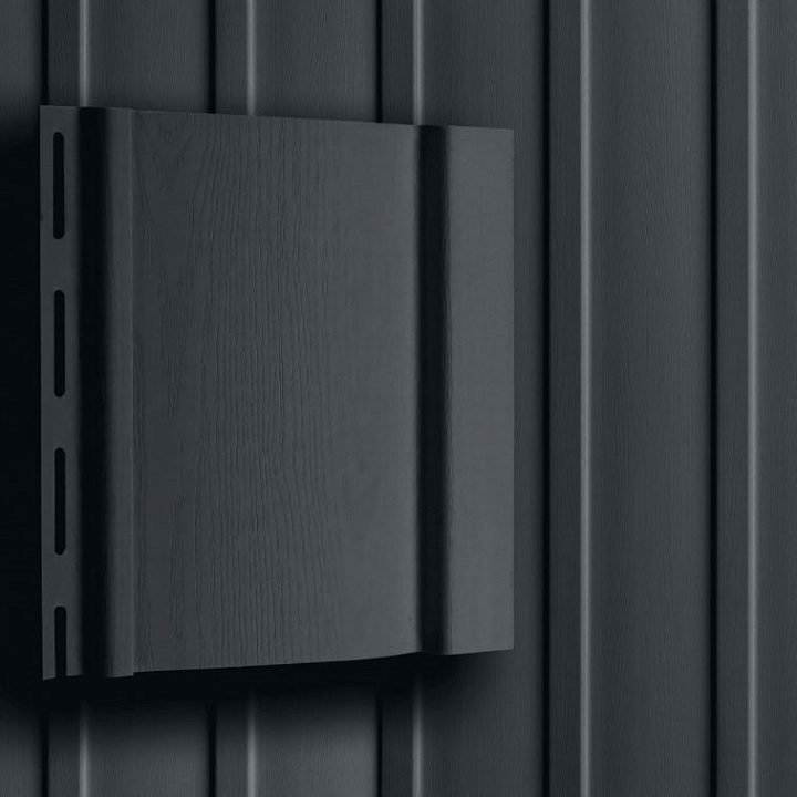 Сайдинг Гранд Лайн Вертикальный Acryl Графит (3,0м)