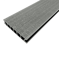 Террасная доска Deckron Woodlike (Шовная) 153*28*4000мм Серый