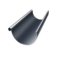 Желоб полукруглый Grand Line Optima 125мм 3м RAL 7024 (Мокрый асфальт)