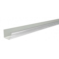 Желоб прямоугольный 3м Grand Line Vortex 127мм RAL 9003