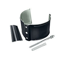 Кронштейн трубы на кирпич Grand Line Optima 90мм RAL 7024 (Мокрый асфальт)