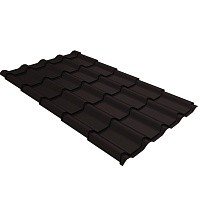Металлочерепица Камея 0,5 Drap TX RAL 9005 Черный