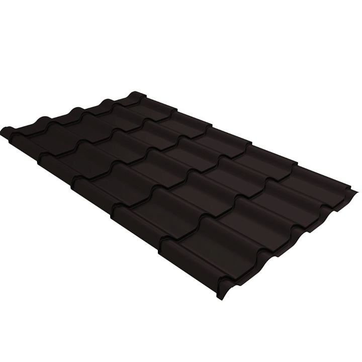 Металлочерепица Камея 0,5 Drap TX RAL 9005 Черный