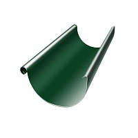 Желоб полукруглый 125 мм 3м Grand Line RAL 6005 (Зеленый мох)