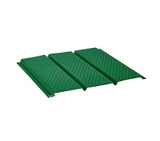 Софит стальной с полной перфорацией Pural Зеленый RAL6005