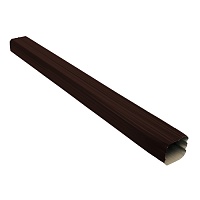 Труба прямоугольная 3м Grand Line Vortex RAL 8017