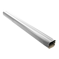 Труба прямоугольная 3м Grand Line Vortex RAL 9003