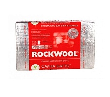 Утеплитель Rockwool Сауна Баттс 1000 х 600 х 50/100
