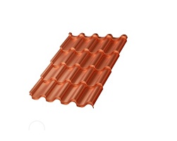 Металлочерепица МП Монтерроса AGNETA 0,5 Copper Агнета