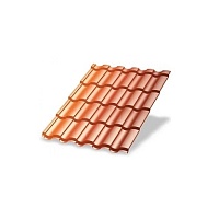 Металлочерепица МП Монтерроса PURMAN 0,5 Argillite Пурман
