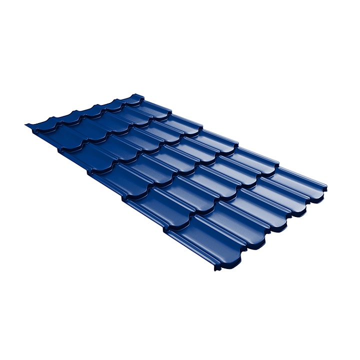 ПВ GL Квинта Плюс c 3D резом 0,45 Polyester RAL 5002 Ультрамарин