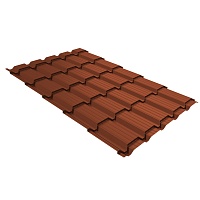 ПВ GL Квадро профи 0,45 Drap RAL 8004 терракота