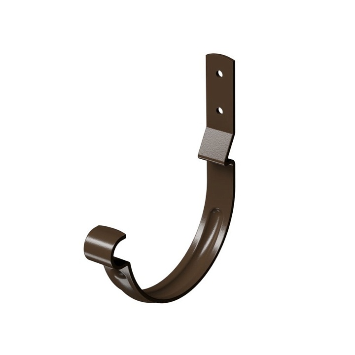 Крюк короткий D125 (гнутый) Docke STAL PREMIUM Каштан (RAL 8017)