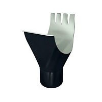 Воронка Grand Line Optima круглый 125х90мм RAL 7024