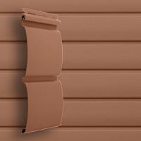 Сайдинг Гранд Лайн Classic Color Plus Блок-хаус Темно-бежевый (3,0м)