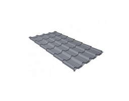 ПВ Камея 0,45 Polyester RAL 9006 Бело-алюминиевый