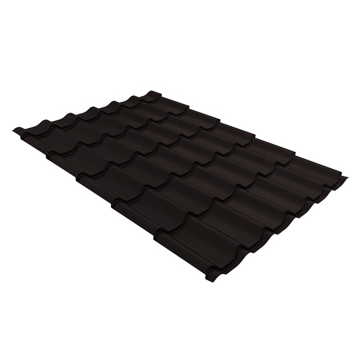 Металлочерепица Классик 0,5 Drap TX RAL 9005 Черный
