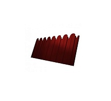 Профнастил С10A фигурный Полиэстер 0,45 сталь RAL 3011