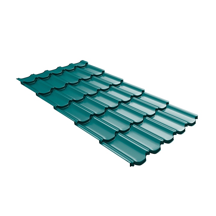 ПВ GL Квинта Плюс c 3D резом 0,45 Polyester RAL 5021 Синяя вода