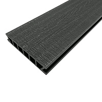 Террасная доска Deckron Woodlike (Шовная) 153*28*4000мм Антрацит