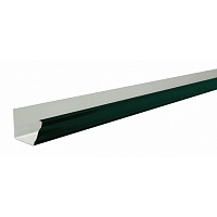 Желоб прямоугольный 3м Grand Line Vortex 127мм RAL 6005