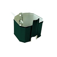Кронштейн трубы на кирпич Grand Line Vortex прямоугольный 127мм RAL 6005