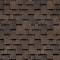 Гибкая финская черепица Shinglas Аккорд Коричневый