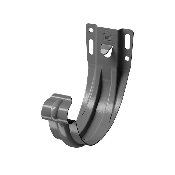 Карнизный кронштейн D125 (штампованный) Docke STAL PREMIUM Графит (RAL 7024)