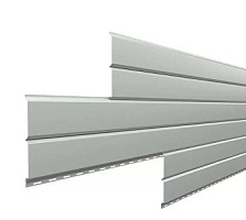Металлический сайдинг Lбрус 15х240 NormanMP RAL 9006