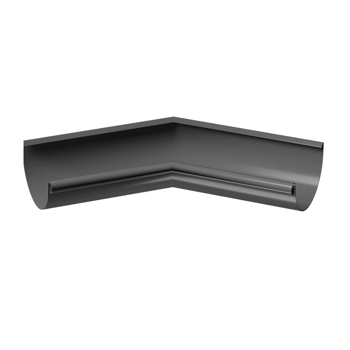 Угол внутренний 135⁰ D125 Docke STAL PREMIUM Графит (RAL 7024)