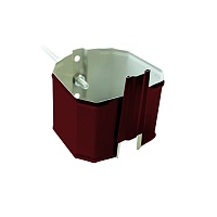 Кронштейн трубы на кирпич Grand Line Vortex прямоугольный 127мм RAL 3005
