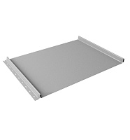 Фальцевая кровля Кликфальц Grand Line 0,5 GreenCoat Pural BT, matt с пленкой на замках RR 21 светло-серый